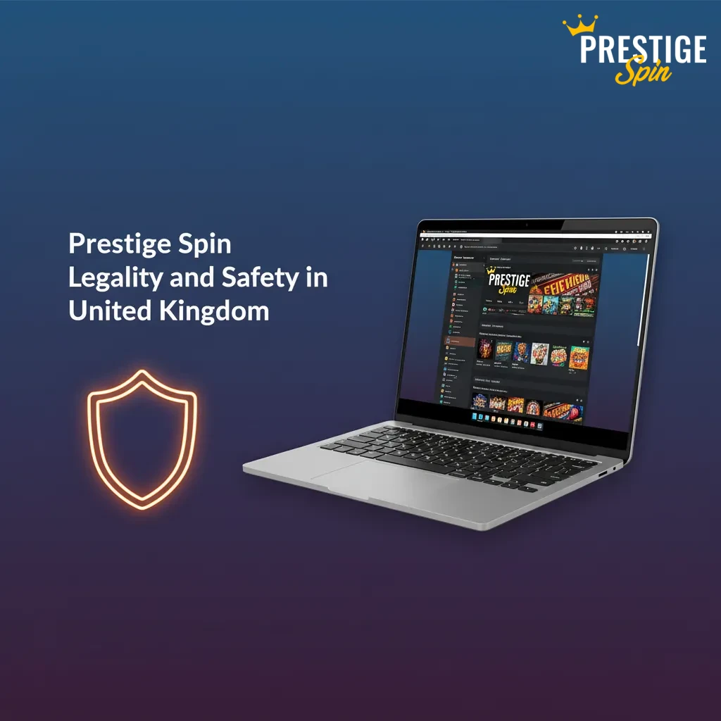 Prestige Spin UK safety: encryption, KYC, licensed; age checks, player protection, fair ads; 18+, location-dependent access.