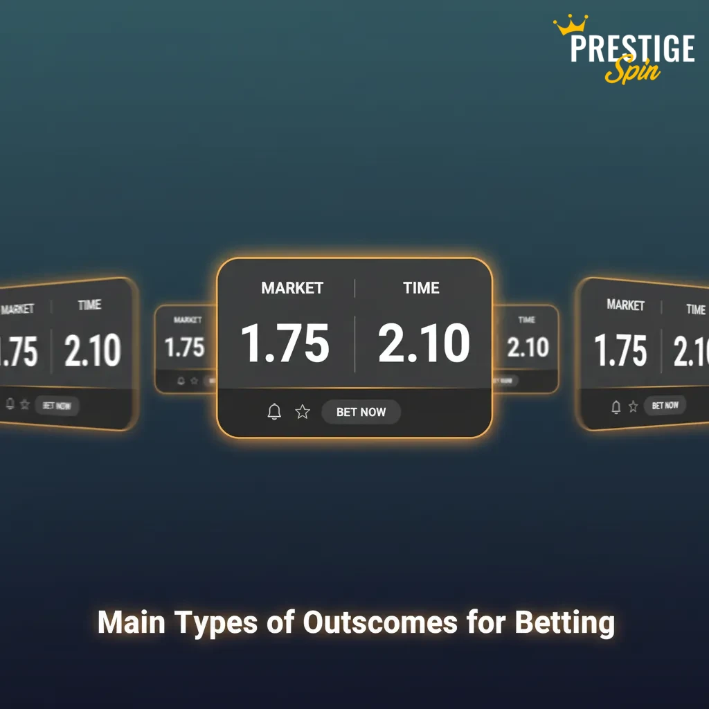 Overview of outcome markets: 1X2 (regular time), Over/Under totals, Both Teams to Score, Draw No Bet, Asian Handicap.