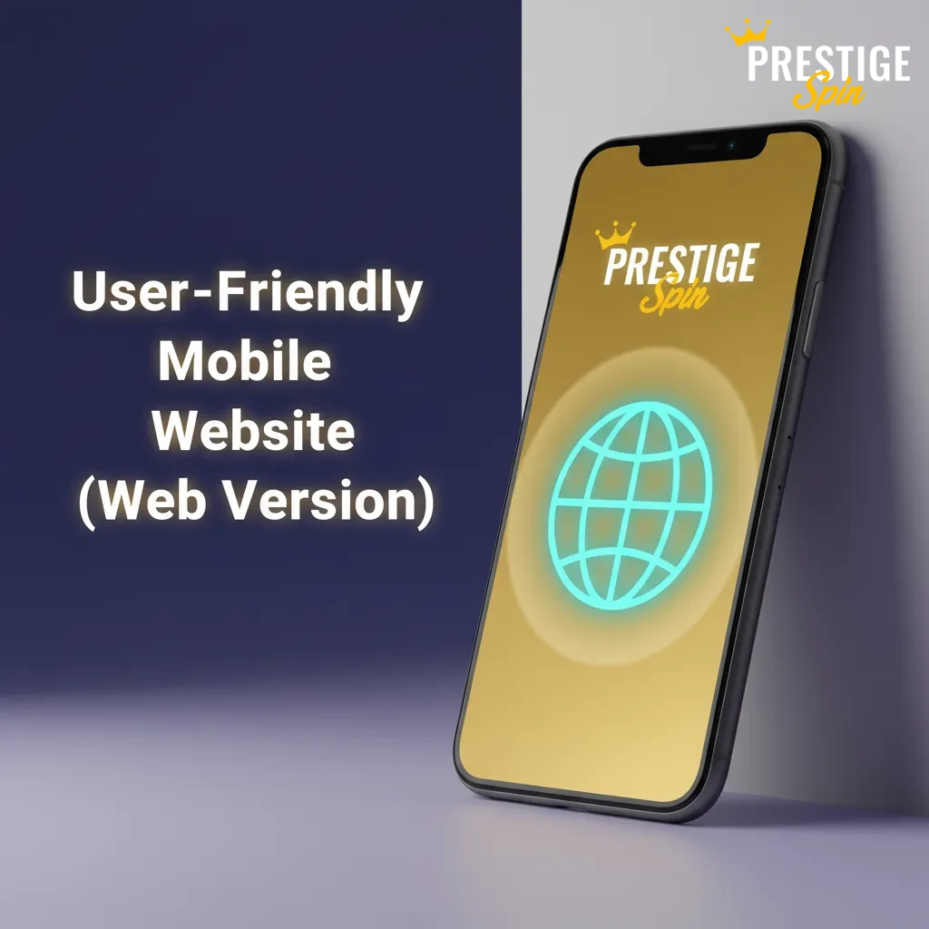 Smartphone showing user-friendly mobile web site: no app needed, full features, secure GBP payments, works on Android/iOS.