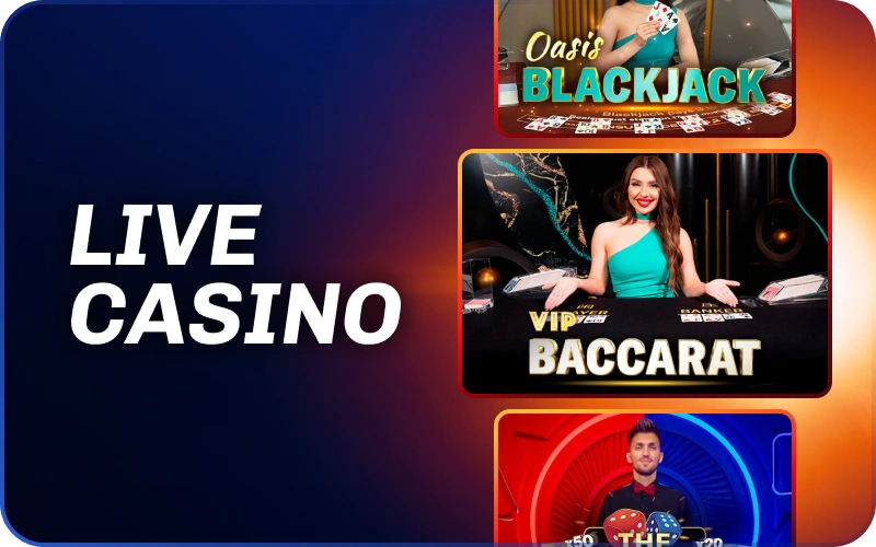 Join the immersive live casino at Prestige Spin with real dealers.